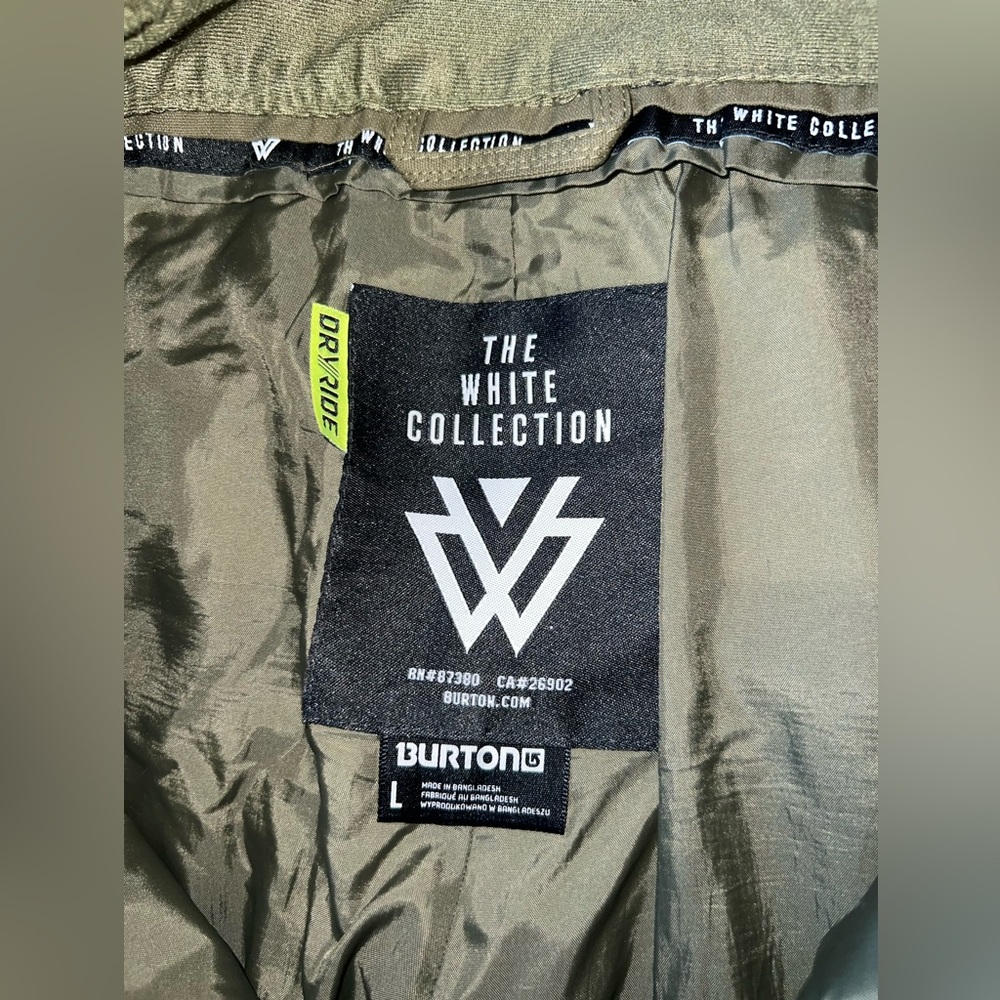 Burton Pants Mens Dryride Size L Large The White Collection